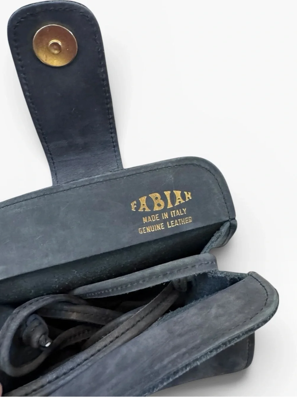 Fabian Vintage Leather Crossbody Purse